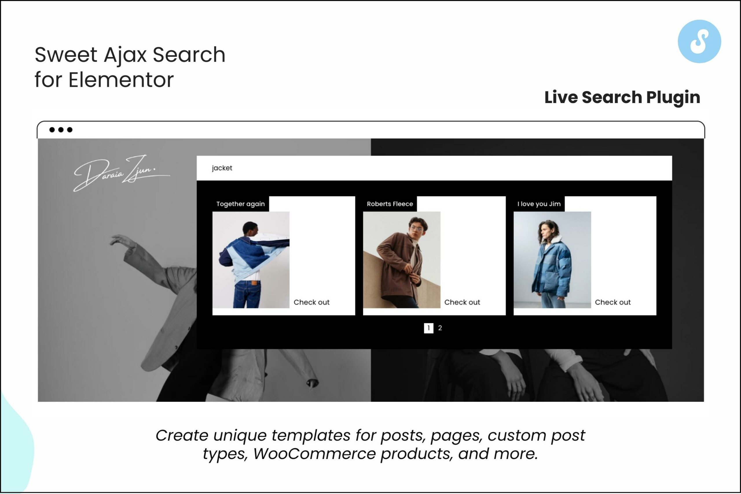 Ajax Search Integration in Elementor